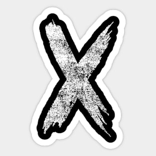 Grunge X Sticker